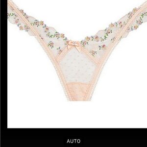 For Love And Lemons Emma Embroidery thong panty